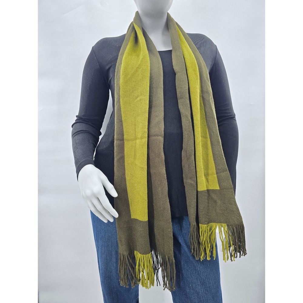 Green Y2K Scarves Resort Whimsy Goth Cottage Fairy Fringe Cozy Chic Scarf OS